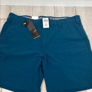 Orvis Shorts Jackson Quick Dry Men's Teal Flat Front Size 38-NWT